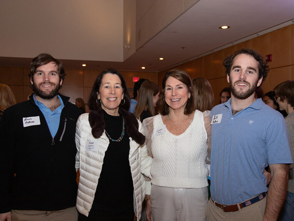 Carolina Women’s Leadership Council and family attendees at the 2024 Eve Marie Carson Lecture Series