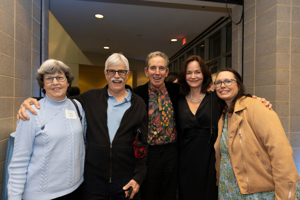 Group photo of attendees at the lecture reception