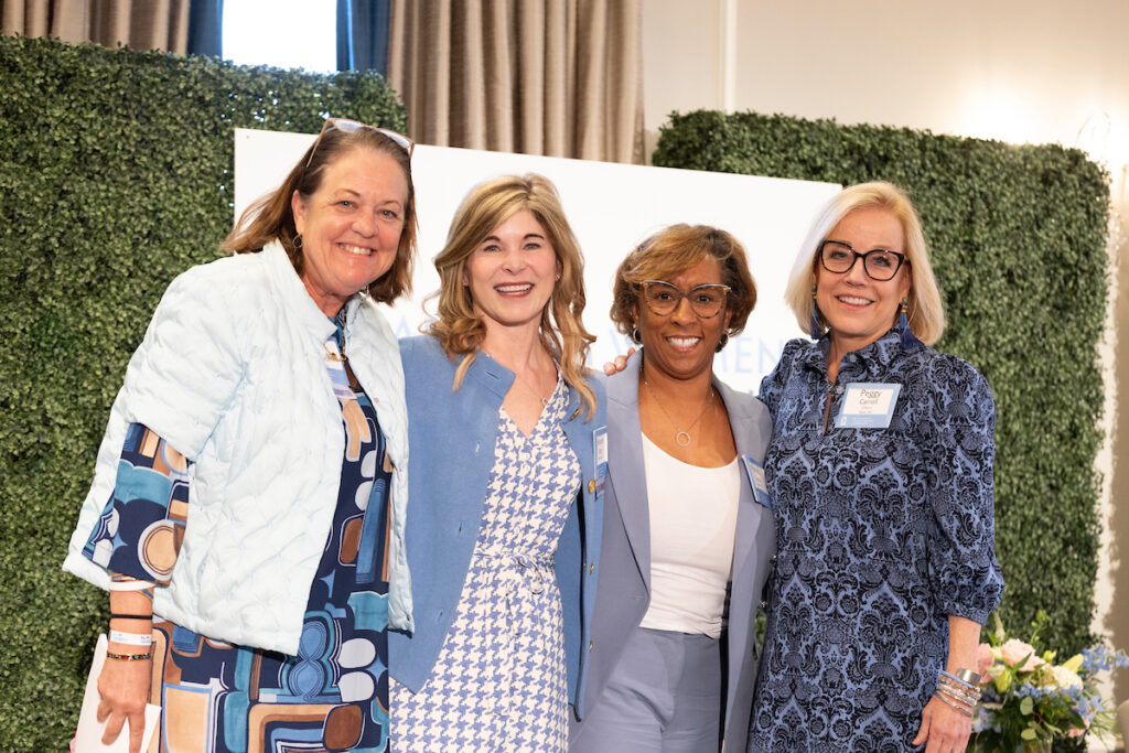 Group photo of Carolina Women Lead panelists on stage